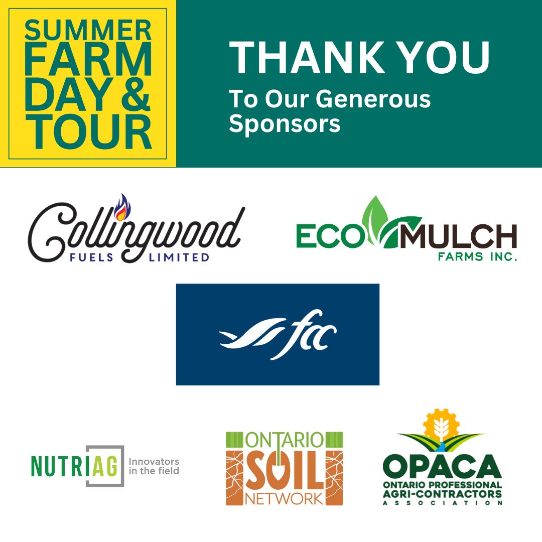 Our 2025 Summer Farm Day &amp; Bus Tour is Aug. 22–23 in Stayner: farm visit &amp; expert speakers + hands-on learning &amp; a bus tour—2 days you won’t want to miss. Tickets: rebrand.ly/pbichu8

Huge THANKS to our sponsors: <a href="/collingwoodfuel/">Collingwood Fuels</a> <a href="/ECOMULCHSOD/">ECO MULCH & SOD</a> <a href="/FCCagriculture/">Farm Credit Canada</a> <a href="/NutriAg/">NutriAg ®</a>