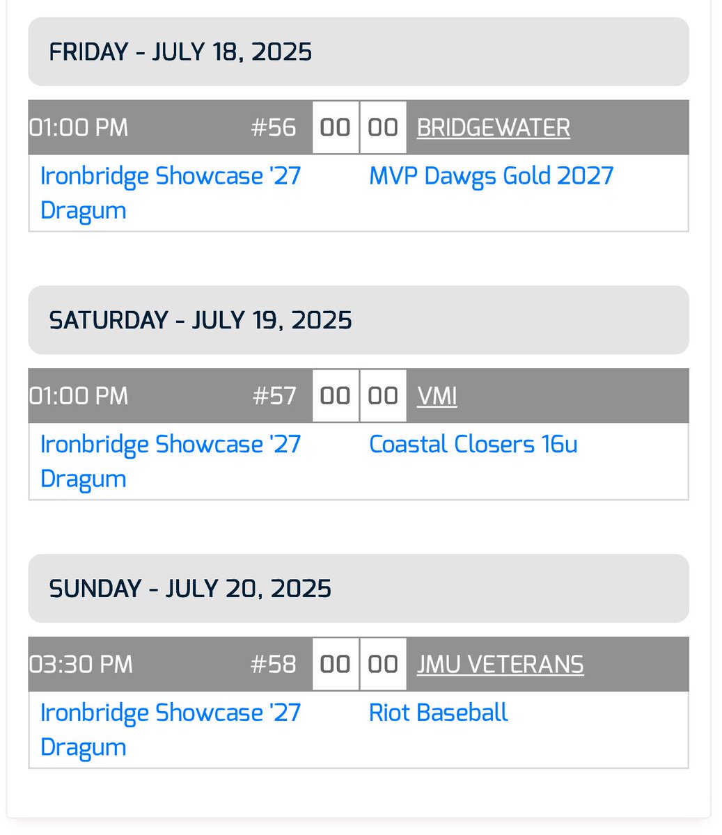 Grayson Morris (@graysonmorris_2) on Twitter photo Our <a href="/IBShowcase_BB/">Ironbridge Showcase Baseball</a> squad back at it this weekend. Looking forward to competing! <a href="/BwaterBaseball/">Bridgewater Baseball</a> <a href="/VMIbaseco/">VMI Baseball</a> <a href="/JMUBaseball/">JMU Baseball</a> Our <a href="/IBShowcase_BB/">Ironbridge Showcase Baseball</a> squad back at it this weekend. Looking forward to competing! <a href="/BwaterBaseball/">Bridgewater Baseball</a> <a href="/VMIbaseco/">VMI Baseball</a> <a href="/JMUBaseball/">JMU Baseball</a>