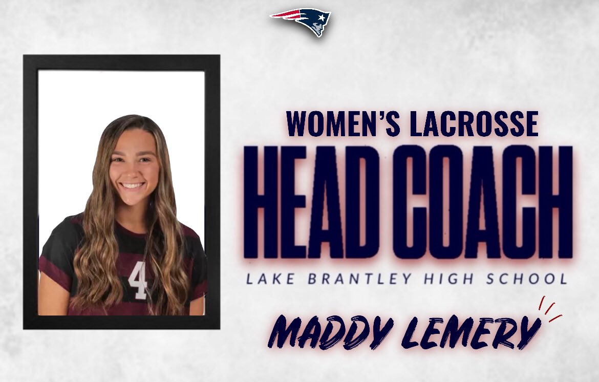 LB Nation…….please welcome our new Women’s Lacrosse Head Coach, Maddy Lemery!! <a href="/lakebrantley/">Lake Brantley HS</a> #LB