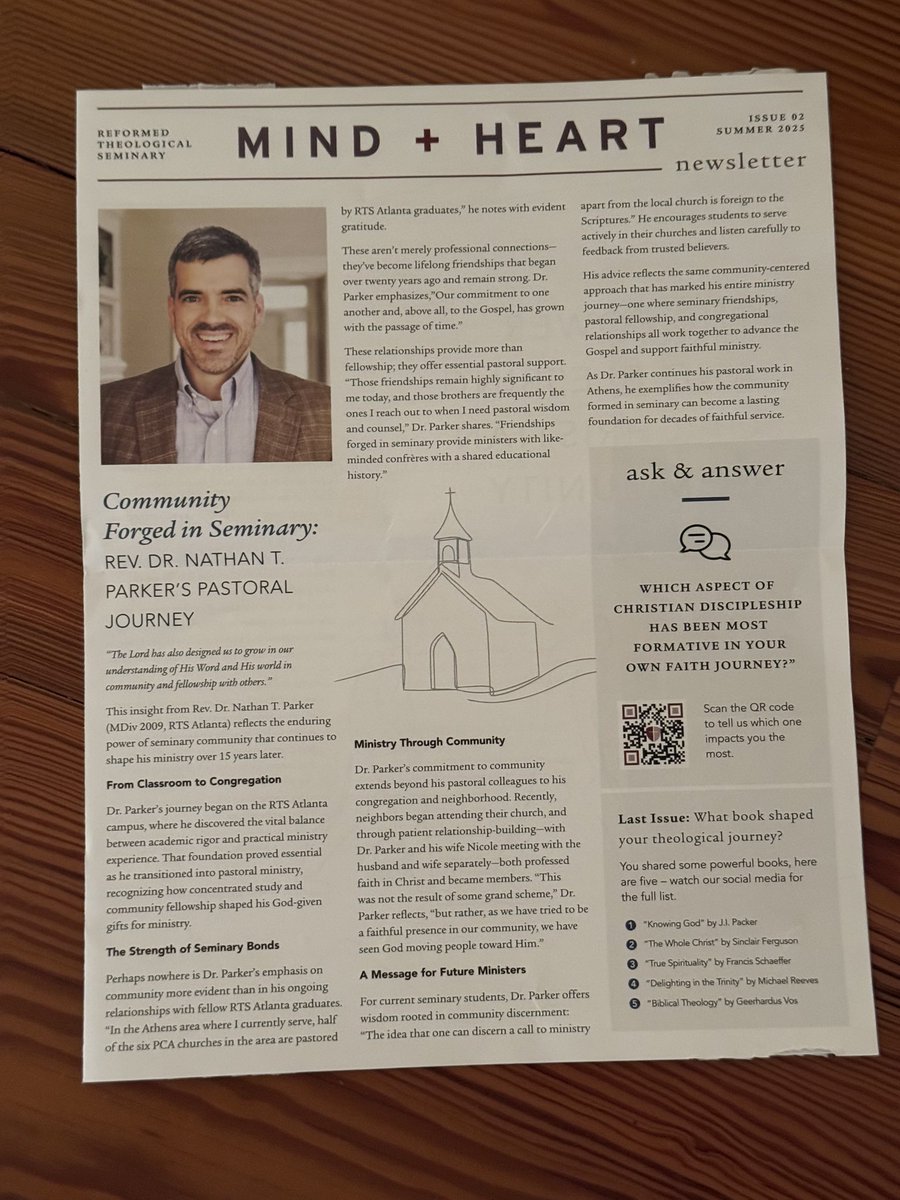 LigonDuncan's tweet image. The new summer edition of the @ReformTheoSem Mind + Heart newsletter was waiting on me when I got back to @RTSJackson from @RTSCharlotte filming for @RTSGlobalEd. Includes a good article by @michaeljkruger.