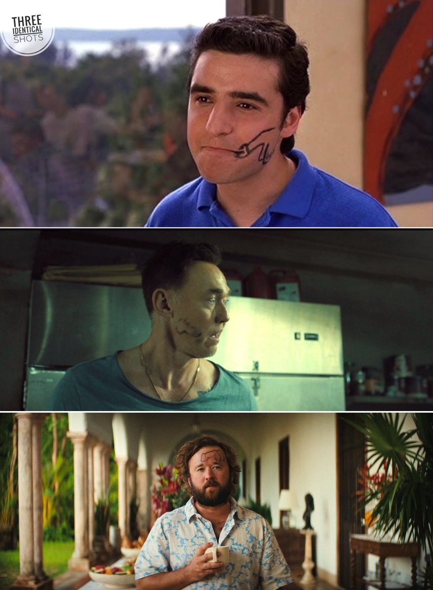 IdenticalShots's tweet image. 1- 10 Things I Hate About You - Gil Junger, 1999
2- Abigail - @TylerGillett, Matt Bettinelli-Olpin, 2024
3- Blink Twice - @ZoeKravitz, 2024
.
.
@Abigailmovie
@blinktwicemovie
@HaleyJoelOsment
