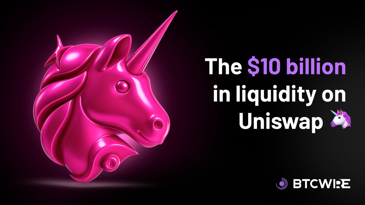 BTCWire (@btcwire) on Twitter photo The <a href="/Uniswap/">Uniswap Labs 🦄</a> 🦄
They attracted over US$10 billion in liquidity, demonstrating the impact of narratives aligned with concrete data. Based on this reference, develop content and reports that highlight your technical and business differentiators, facilitating dialogue with The <a href="/Uniswap/">Uniswap Labs 🦄</a> 🦄
They attracted over US$10 billion in liquidity, demonstrating the impact of narratives aligned with concrete data. Based on this reference, develop content and reports that highlight your technical and business differentiators, facilitating dialogue with