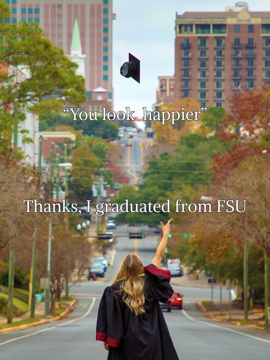 FSUAdmissions's tweet photo. "You look happier."
"Thanks, I found my home at FSU." ❤️💛
#FSUAdmissions #NewNoles #NowANole https://t.co/X8uVUC0O3v