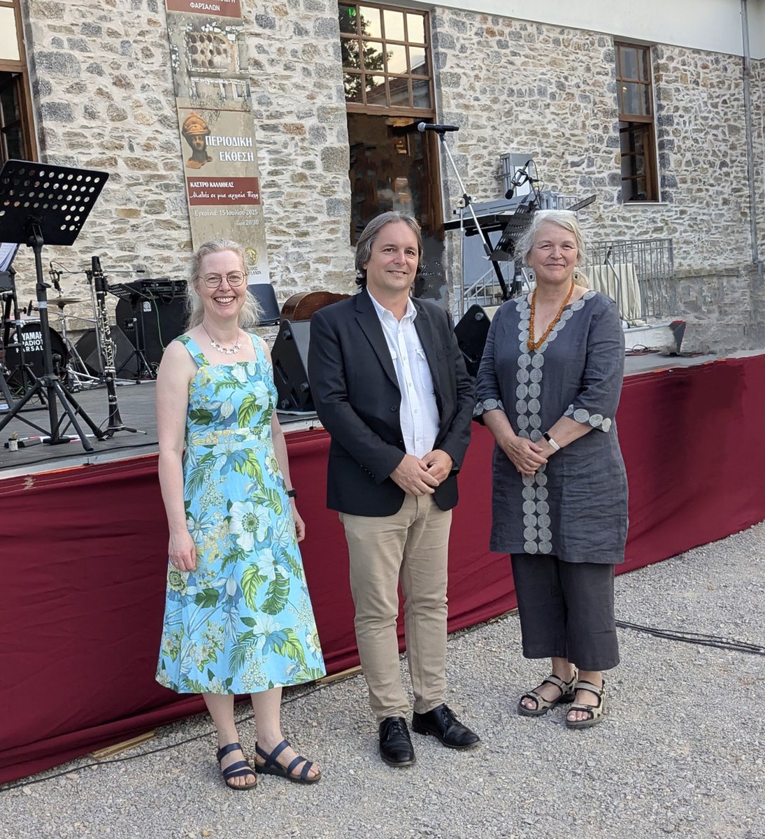 UofAResearch's tweet image. We would like to extend our warmest congratulations to
Professor Margriet Haagsma, the Canadian-Hellenic research team and the Ephorate of
Antiquities of Larissa on the opening of their new museum and its inaugural exhibit.