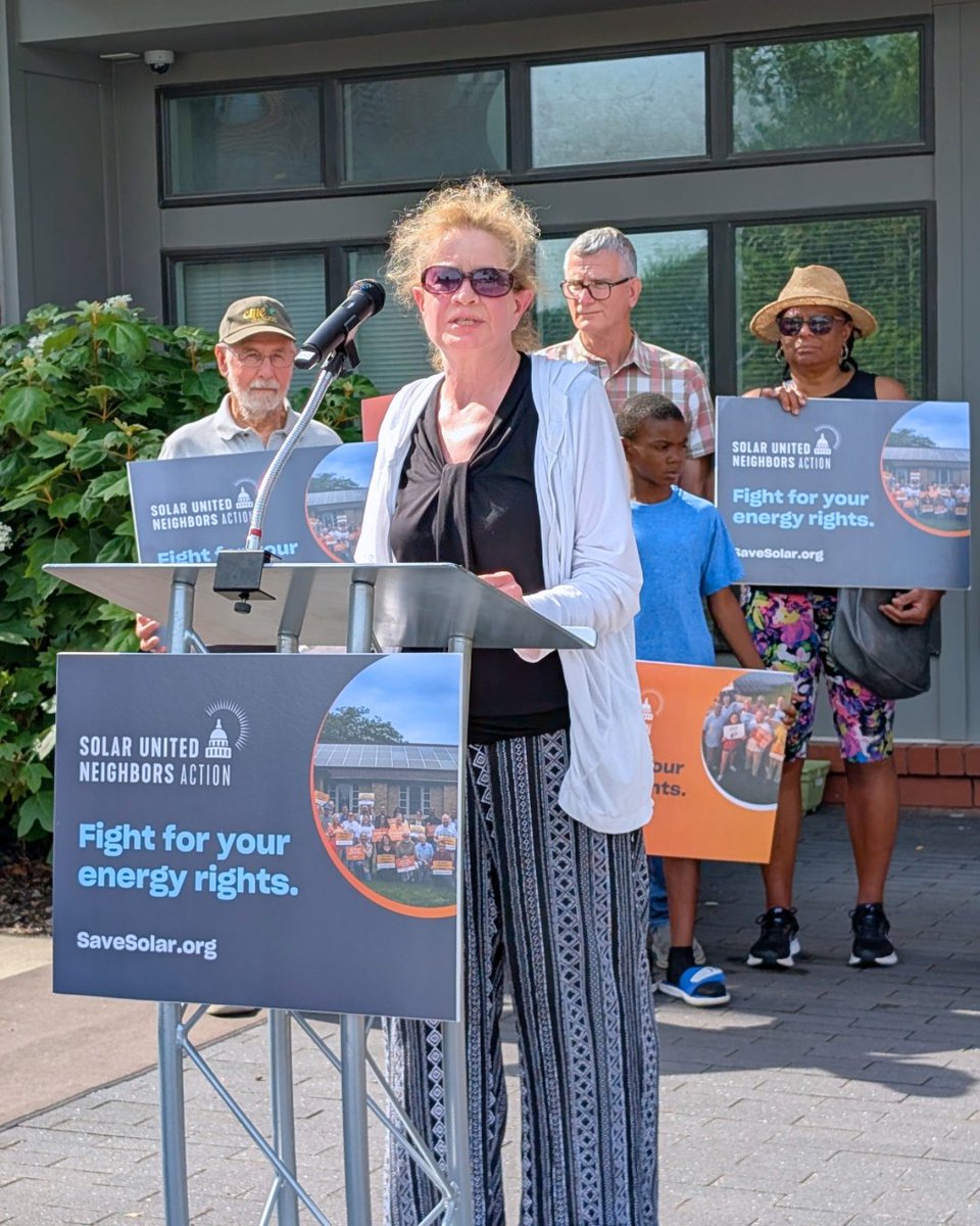 ce4aef's tweet image. “Some folks don’t really like solar… but a couple neighbors were amazed that they can’t really even tell the panels are there.” -Anne Mills, Solar Homeowner, @SolarNeighbors
Read Anne’s story here ➡️ facesofcleanenergy.org/face-of-clean-…