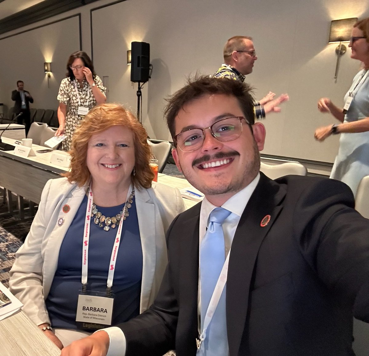 RepDittrich's tweet image. . @RepCallahanWI and I are spending the latter part of our week at the @NCOILorg Summer Meeting in Chicago. As Chair and Vice Chair of the Assembly Committee on Insurance, it is extremely helpful to come together with other state legislators and stakeholders to examine what's…