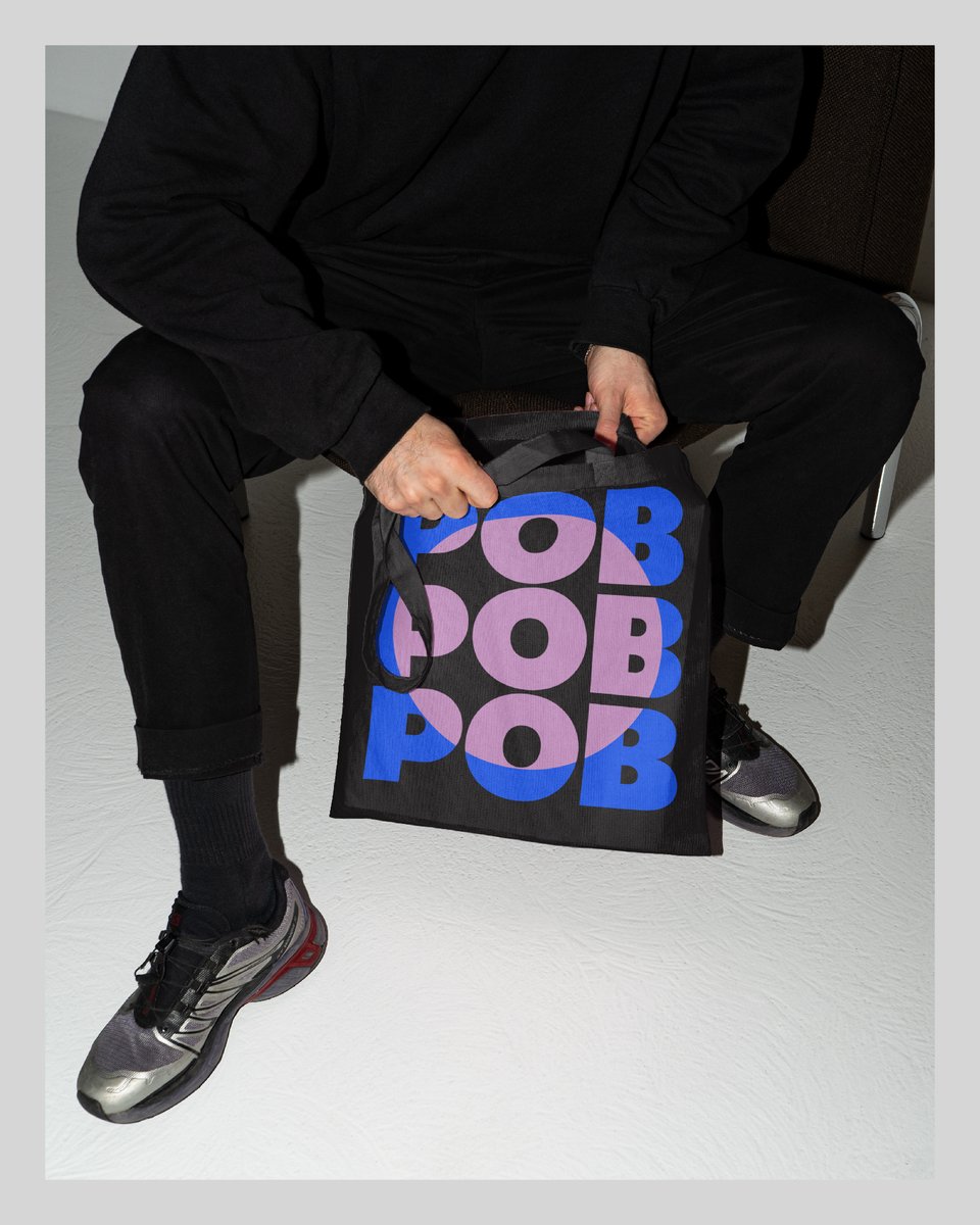 New visual identity for POB, a foundation that supports the local music scene in the the city of Breda, The Netherlands.