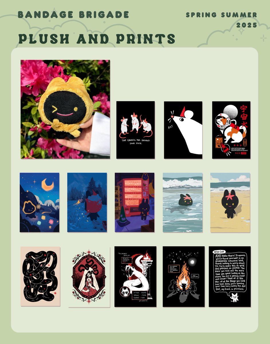 Here's our Spring/Summer 25 catalog :^)
