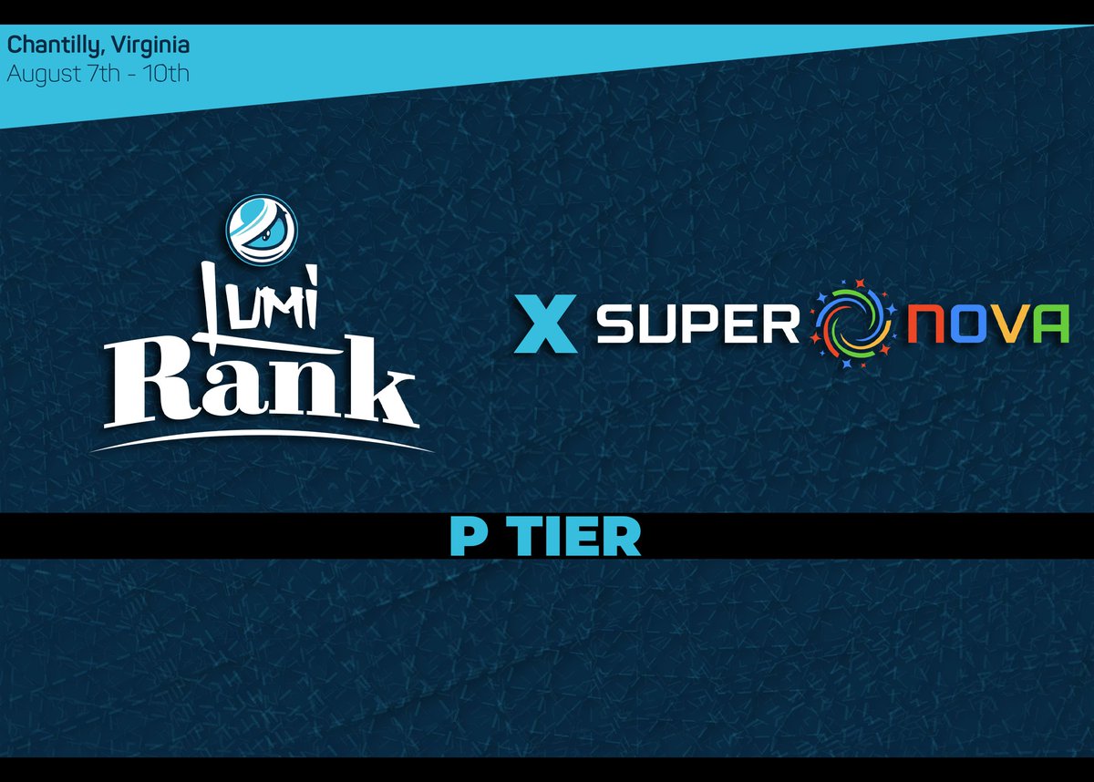 LumiRank's tweet image. Smash's biggest celebration, Supernova, returns! Featuring an international mash up of top talent in one of smash's biggest tournaments of the year.