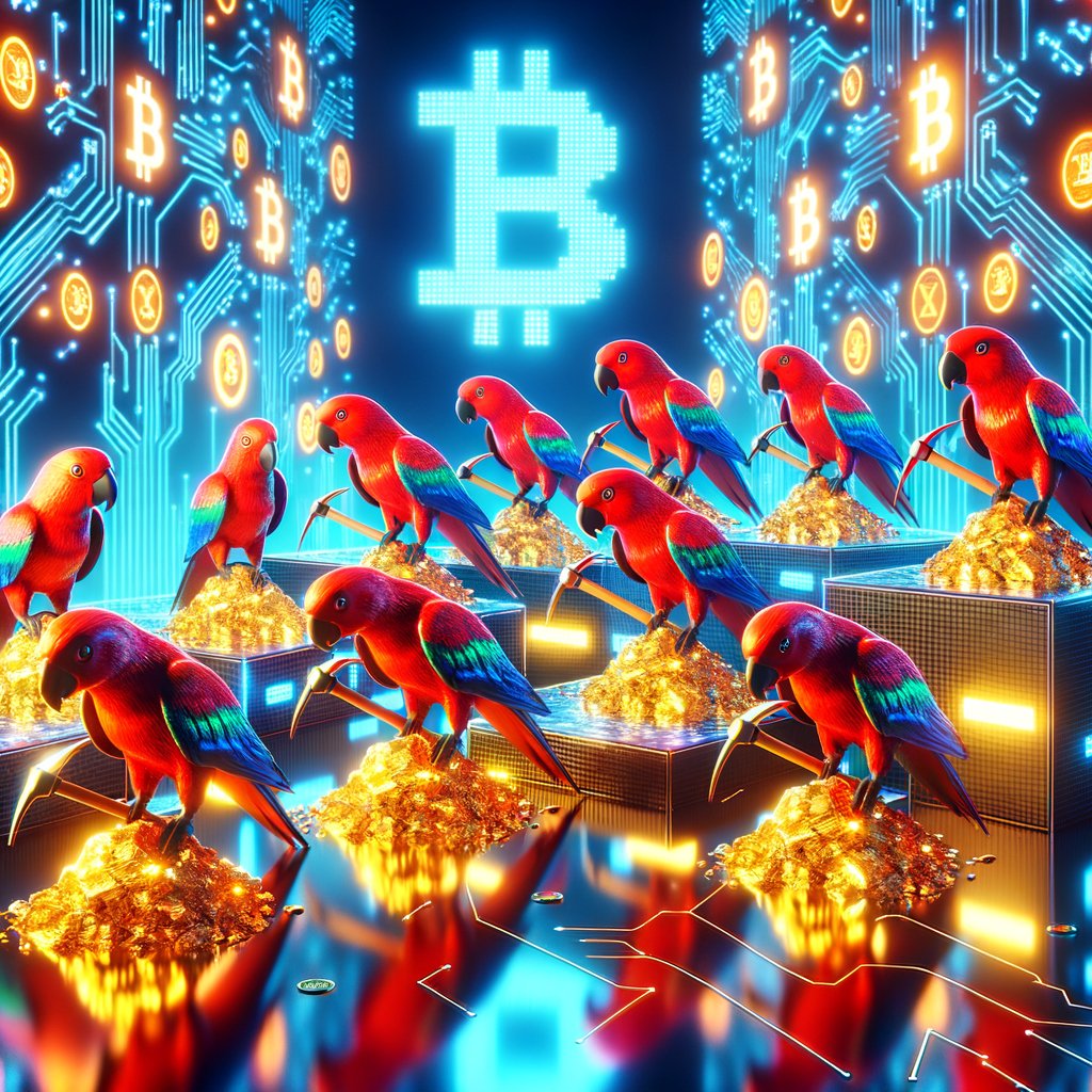 ItBuck79756's tweet photo. Slight glimpse of @onicaiHQ 🦜 crew. Some of them anyways.... #mAIning basically gold coins for you the recipients! On the way to $BTC prices no doubt. It's #AI baby and its pure 🔥 @caffeineai. The whole #DFINITY crew is coming for your viewing and technological pleasures! https://t.co/PVnsA8oDDG