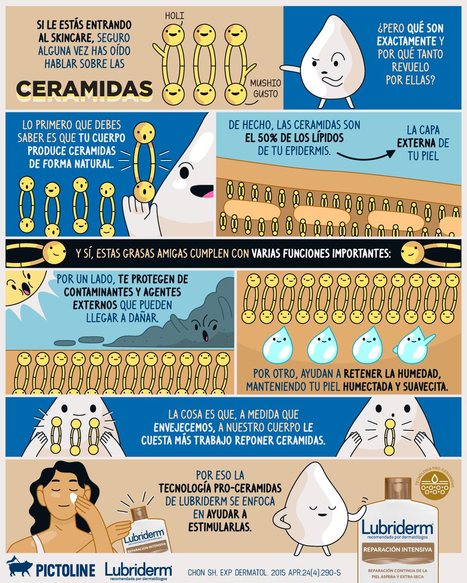 pictoline's tweet image. Un día estás aprendiendo ecuaciones y al otro ya valoras las ceramidas ✨🧖‍♀️🧴🤲

#ceramidas #piel #cuidadodelapiel #skincare #hidratacion #skinhealth #salud #pictoline