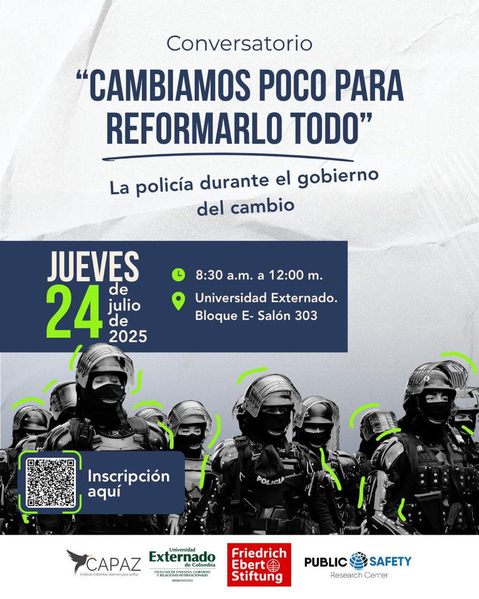🚨 ¿Transformación o reforma policial?

👉 ¿Qué ha cambiado en la Policía Nacional durante el gobierno de Gustavo Petro? ¿De las reformas anunciadas, qué se ha implementado?

🧵
