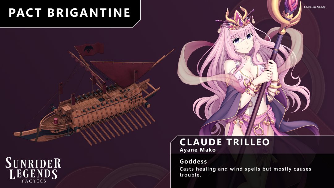 sekaiproject's tweet image. Claude Trilleo, the goddess! Can cast healing and wind spells, but mostly just causes trouble. 

Wishlist Sunrider Legends Tactics, coming Aug 1st to Steam!
store.steampowered.com/app/3854880/Su…