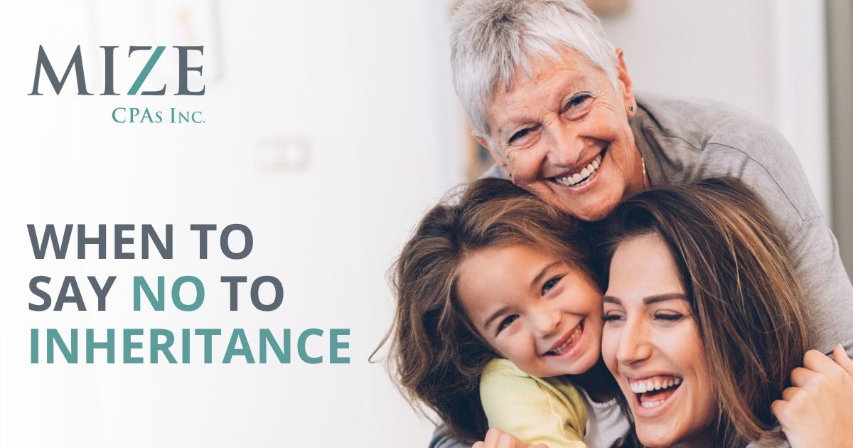MizeForYou's tweet photo. Inheriting assets isn't always simple - sometimes the smartest move is to refuse them. A qualified disclaimer can help reduce taxes, protect assets, and preserve family wealth.

Check out our article to learn when disclaiming an inheritance makes sense. https://t.co/fHZuGpzXYW https://t.co/SJngXH7hvv