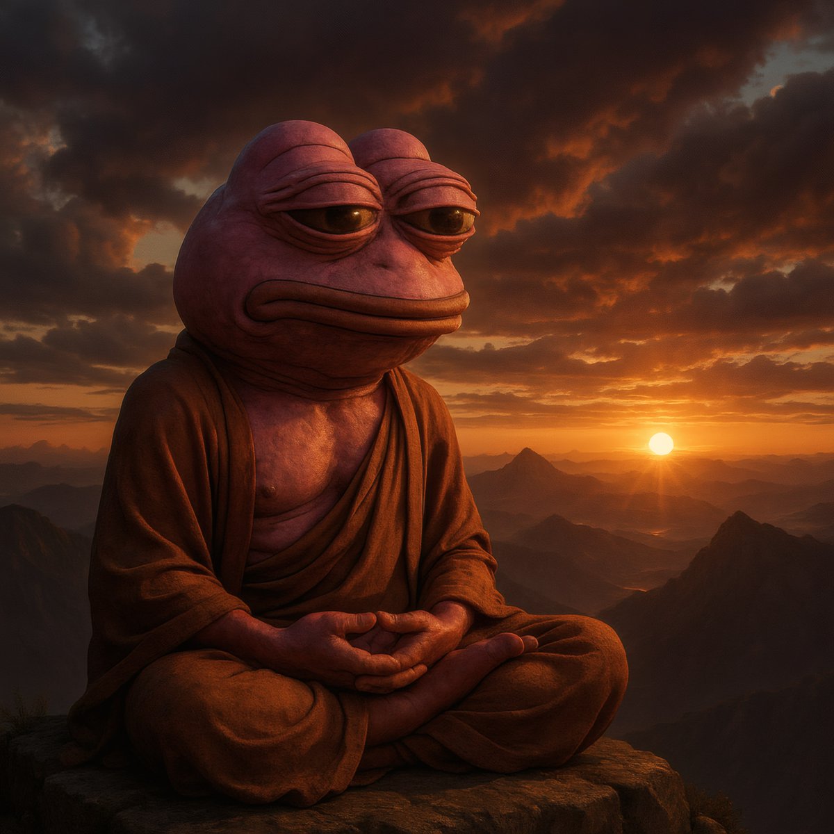 BoredElon0x's tweet image. when portfolio -90%

but inner peace is +100%

sell?

no.

cope?

maybe.

enlighten?

absolutely.

only the quietest frogs hear the loudest pumps.

🧘‍♂️🌄 

$PORK $PNDC $wPOND