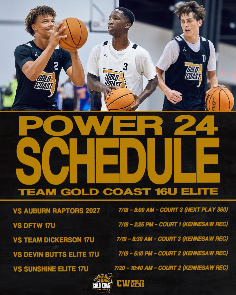 Our 16u Elite schedule for our final live period of the year! <a href="/OntheRadarHoops/">Shun Williams</a>