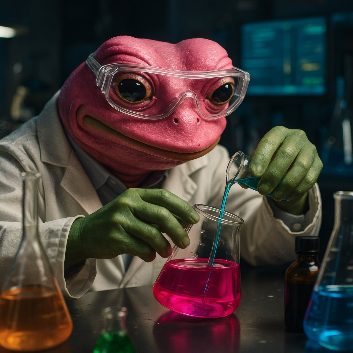 BoredElon0x's tweet image. me in the lab at 3am

mixing $PNDC $PORK and a drop of $wPOND...

trying to invent financial immortality

if I disappear, tell the frogs:

the formula worked 🧪🐸🚀