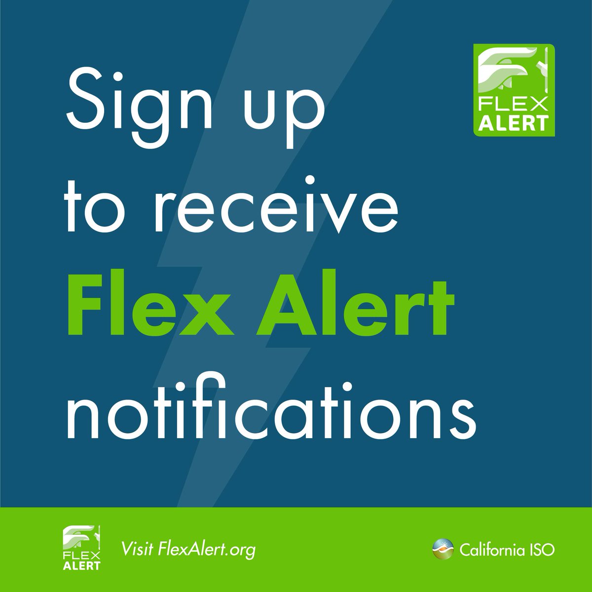 Be the first to know when to reduce energy usage during critical times. Together, we can make a difference. ⚡

✅ Sign up now at flexalert.org.
