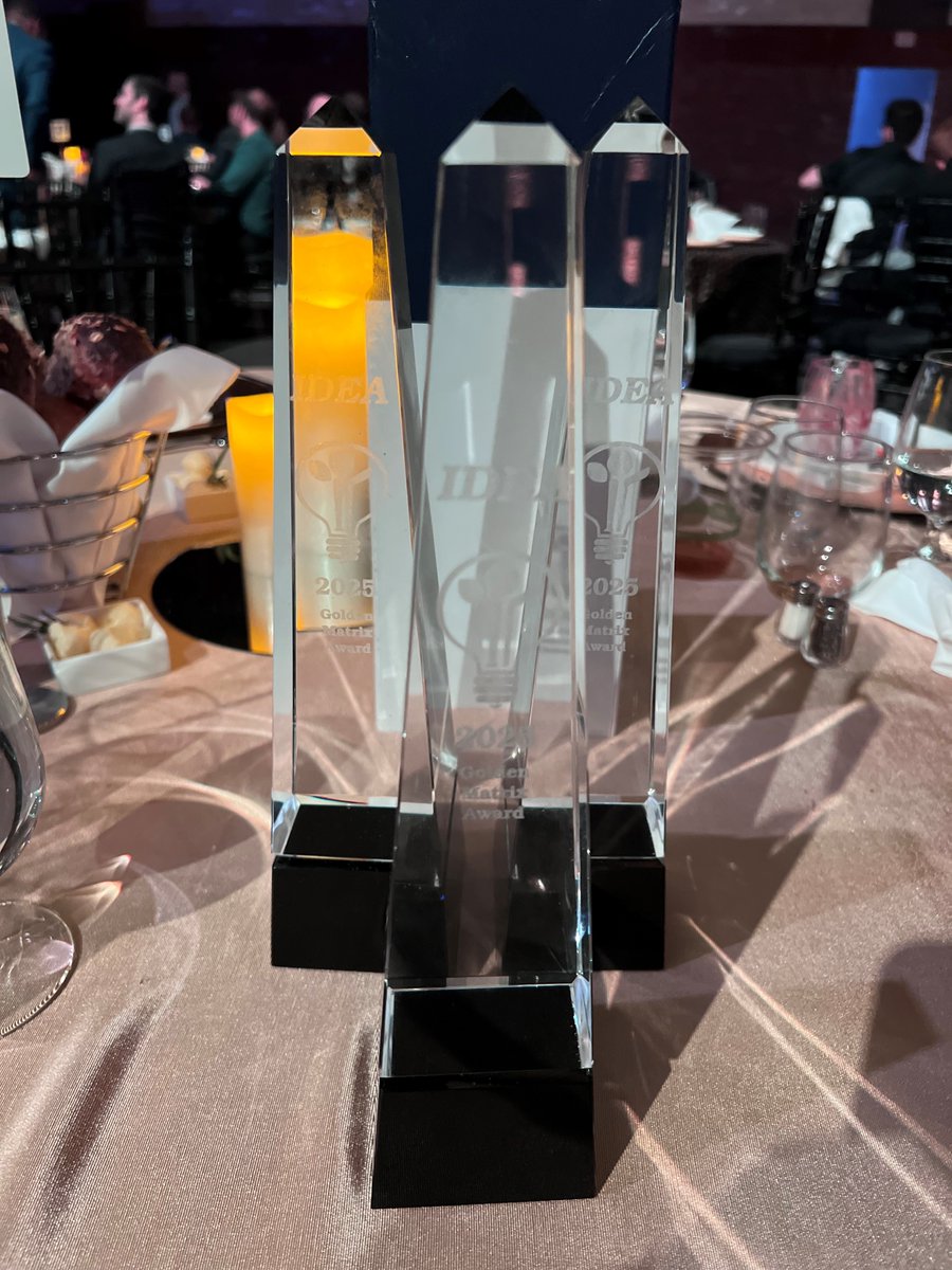 Daktronics's tweet photo. What a night for @IDEAontheweb Awards! 🏆
Our team brought home:
✨ Partner Community Award
🚀 Innovation Award
🌟 President Award (Congrats, @MarkEisenstadt!)
We don’t win alone; these honors reflect YOU, our amazing partners. Thanks for trusting us to bring your vision to life! https://t.co/jVHg2vXMal