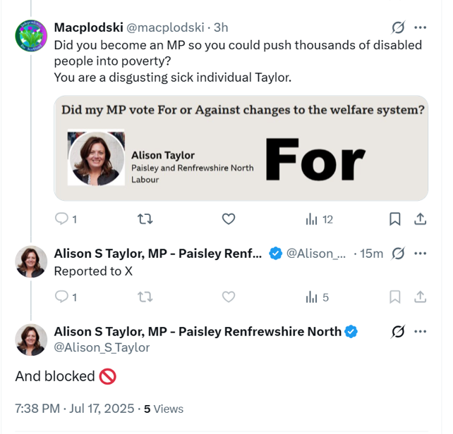 macplodski's tweet image. LOL! Reported to X and blocked.