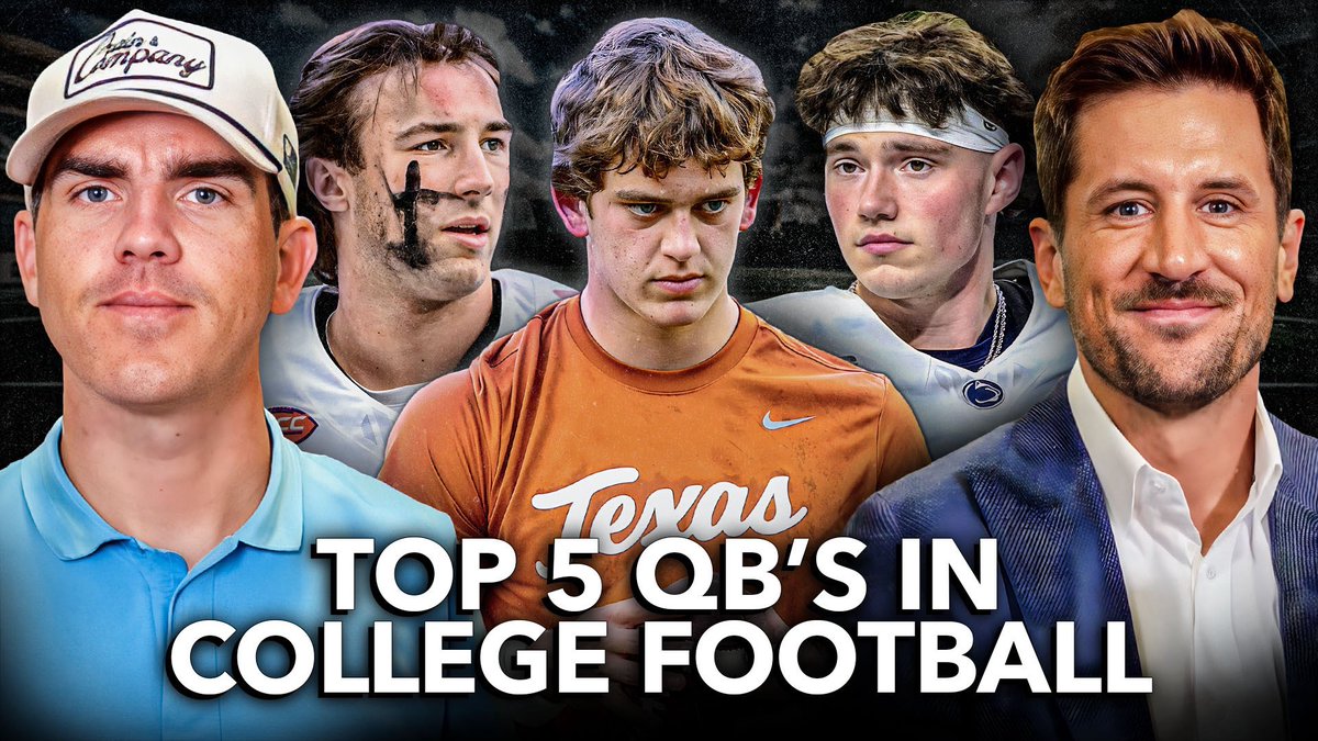 Jake “JBOY” Crain (@jakecrain_) on Twitter photo 🔥🔥THURSDAY SHOW
🏈 TOP 5 QBs IN CFB w/ <a href="/JRodgers11/">Jordan Rodgers</a>
🐂 CAN ARCH WIN IT ALL YEAR ONE?
🙋♂️ MATEER OR NUSSMEIER?
🐅 WHY KLUBNIK CAN BE ELITE
👶 WHICH YOUNG QB WILL SHINE?
LINK: youtu.be/qUlToSJ8Vzw?si… 🔥🔥THURSDAY SHOW
🏈 TOP 5 QBs IN CFB w/ <a href="/JRodgers11/">Jordan Rodgers</a>
🐂 CAN ARCH WIN IT ALL YEAR ONE?
🙋♂️ MATEER OR NUSSMEIER?
🐅 WHY KLUBNIK CAN BE ELITE
👶 WHICH YOUNG QB WILL SHINE?
LINK: youtu.be/qUlToSJ8Vzw?si…