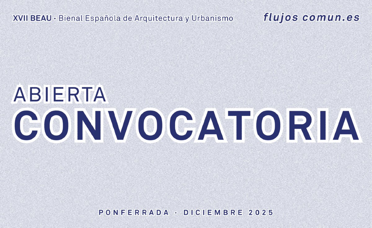 📢 ¡Última semana para inscribir tu proyecto en la #XVIIBEAU!

Consulta las bases de cada categoría e inscríbete ➡️ bit.ly/convocatoria-x…