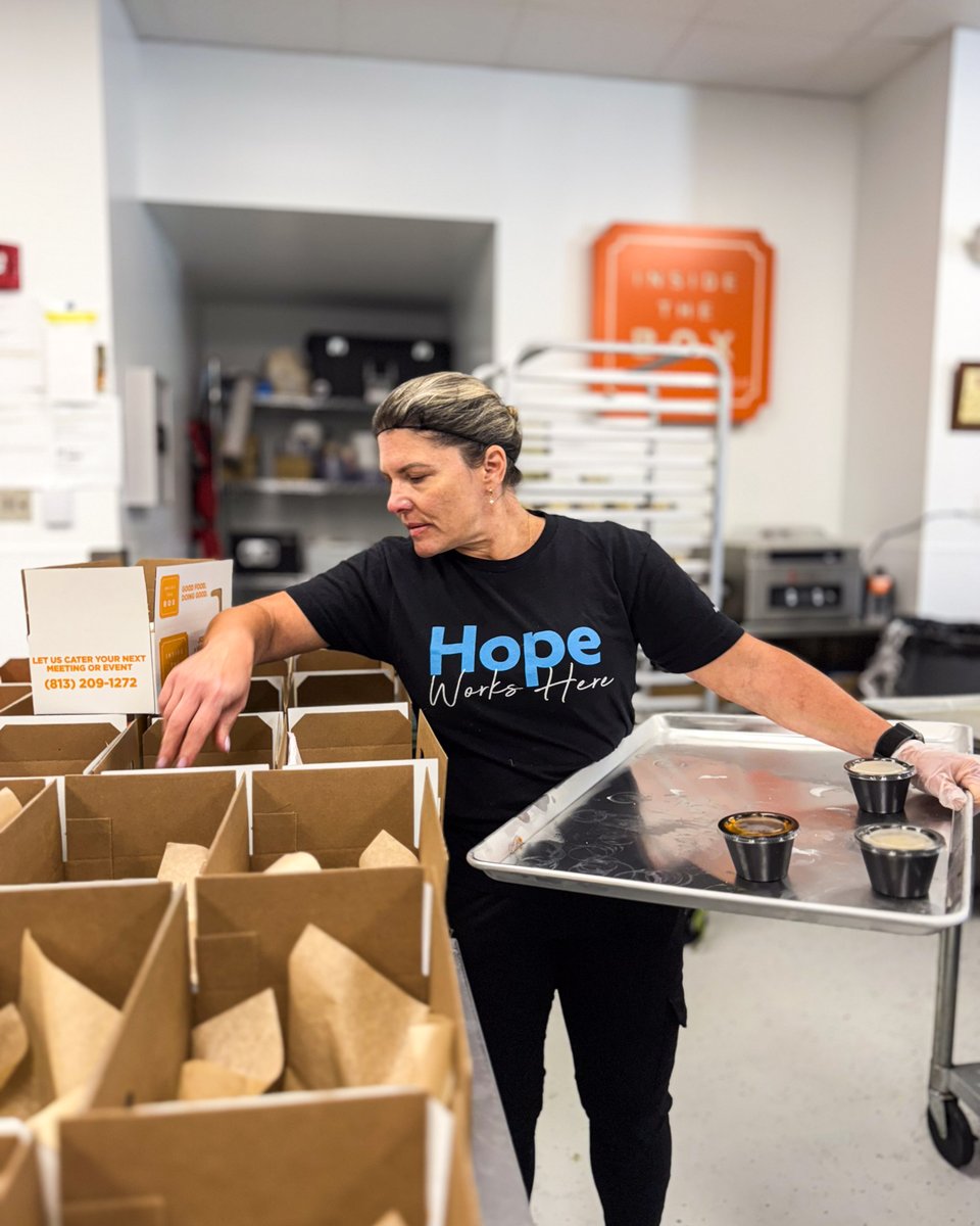 Packing meals with purpose. 💙
At Inside the Box, every bite tells a story of second chances, dignity, and hope.
#HopeWorksHere #InsideTheBoxCatering #SocialEnterprise #TampaCatering