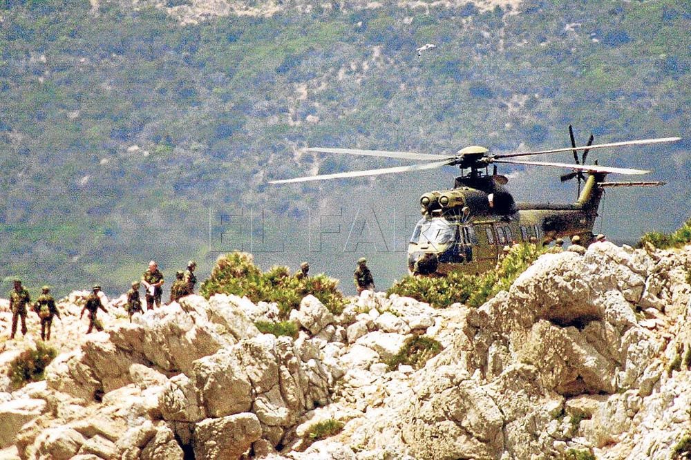 Isla de Perejil en Julio de 2002.
