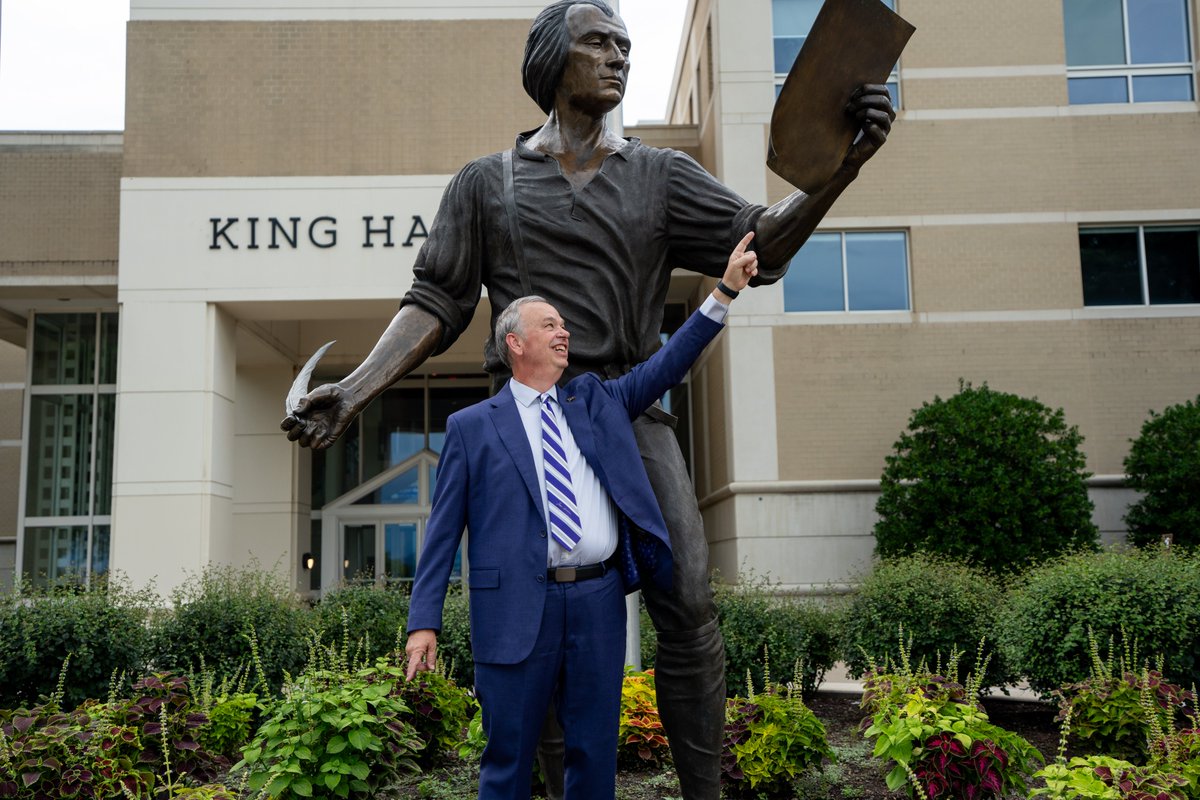 JMUPresidentJim's tweet image. Spent some time exploring campus this week.