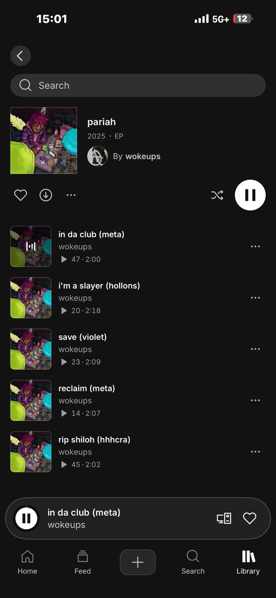 wokeups2's tweet image. FINALLY NEW TAPE PARIAH OUT RN ILYSM⏰❤️ on.soundcloud.com/cy08PvYuxqh1B5…