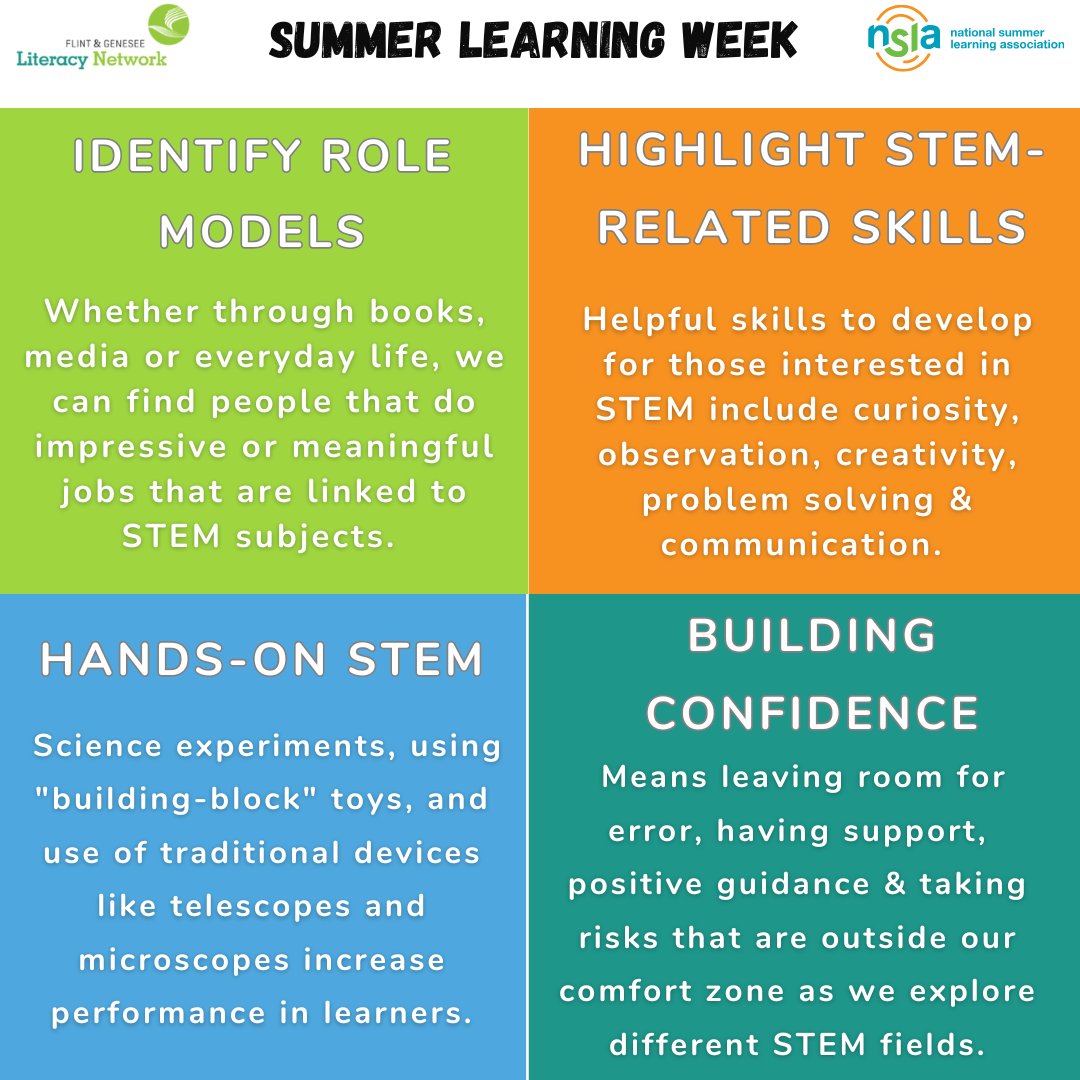 Check out everything summer learning on our website during Summer Learning Days! flintliteracynetwork.org/summer-learnin…

#SummerMatters #FGLNSummer #SummerLearningDays