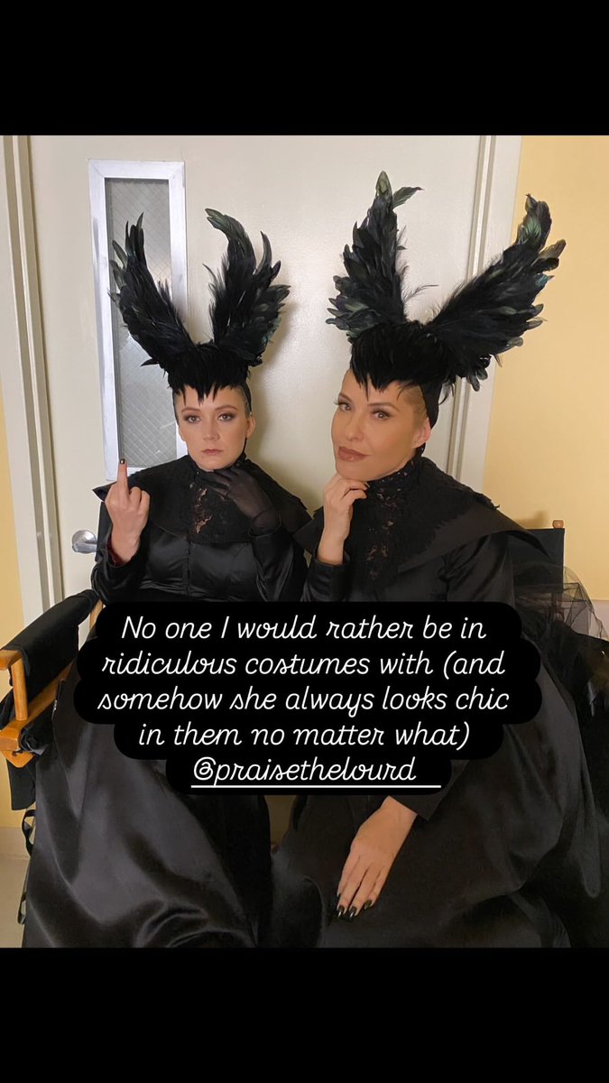 AHSZone's tweet image. Leslie Grossman shares new behind the scenes pictures from “American Horror Story: Apocalypse” and “American Horror Story: Delicate” in honor of Billie Lourd’s birthday.
