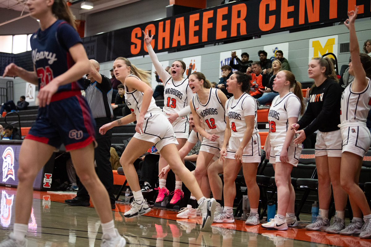 INTechWBB's tweet image. It’s Throwback Thursday and this week we take it back to our home game vs Cleary in February where we got to celebrate Dr. Walls retirement, our alumni, and finish the day off with a 70-42 win over the Cougars🏀🖤🧡
