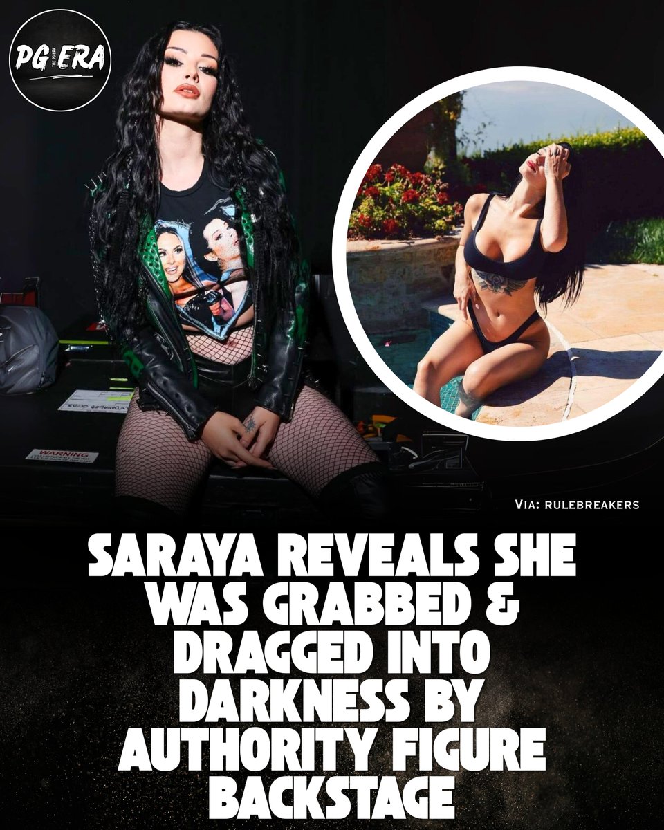 thepgeraa's tweet image. 🎙️ On her Rulebreakers podcast, Saraya opened up about a disturbing backstage incident that left her shaken. While trying to peek through the curtain at a wrestling show, she was suddenly grabbed, with a hand over her mouth, and dragged into the darkness.
Panicking and fearing…