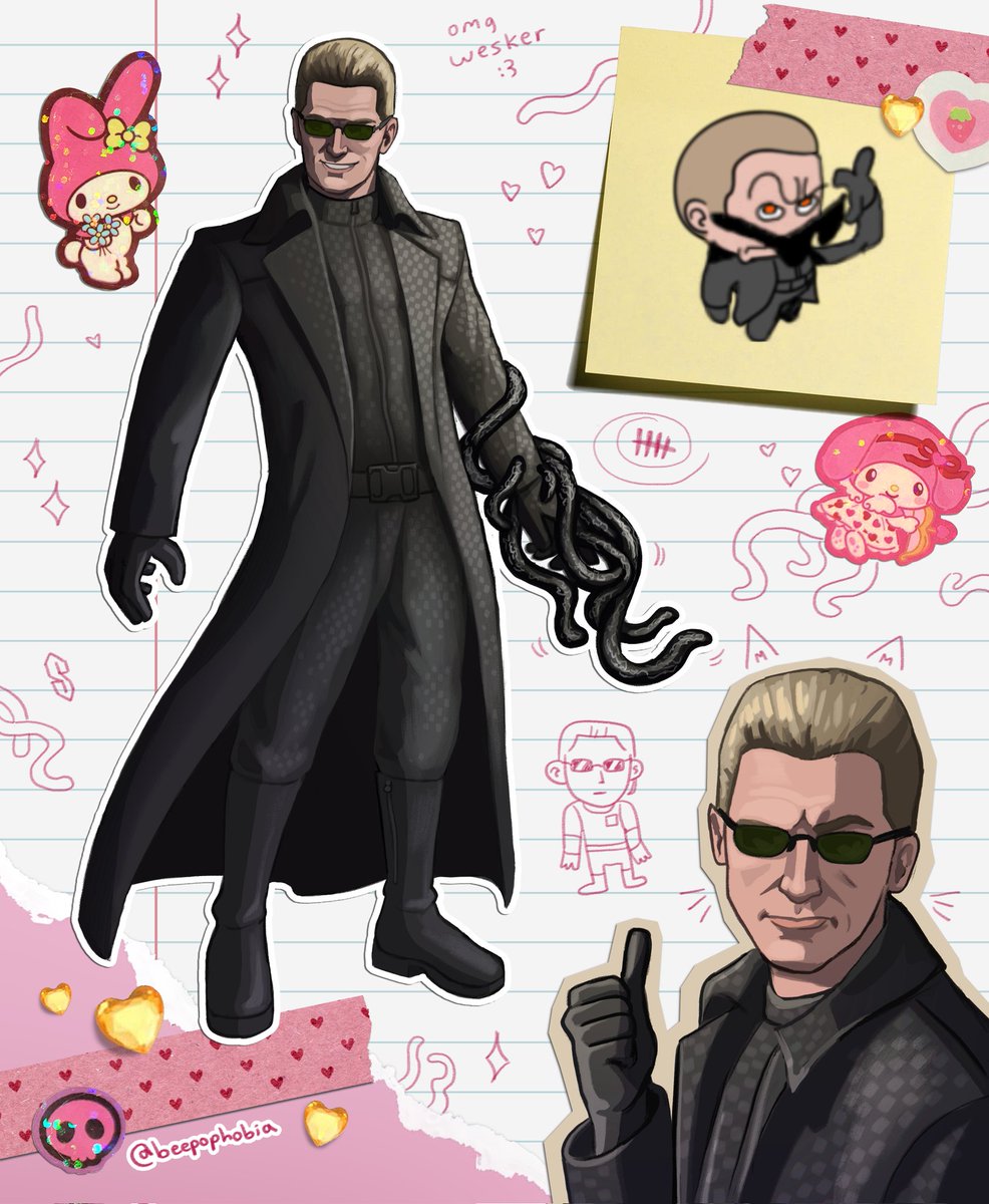 Wesker page :3 #albertwesker #residentevil #deadbydaylight