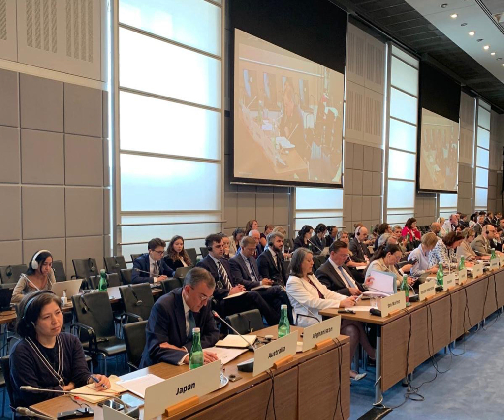 AusAmbVIE's tweet image. Today marks 11 years since the downing of Flight MH17. At the @OSCE, Australia reiterated its ongoing commitment to pursuing truth, justice and accountability on behalf of the victims of the downing and their families and loved ones.