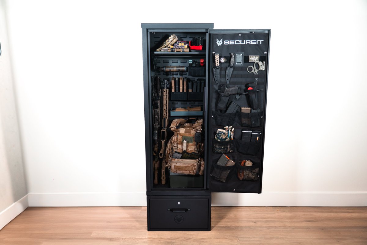 SecureItStorage's tweet image. The #1 long gun safe in America -- The Agile 52. Completely modular and adaptable. Customize it for your needs and wants!