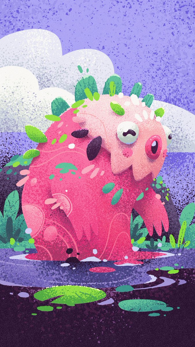 frankentoon's tweet image. Simple creatures design using #AffinityDesigner and our raster brush pack Spectral Grains, I hope you like these ones! - Enrique

#madeinaffinity