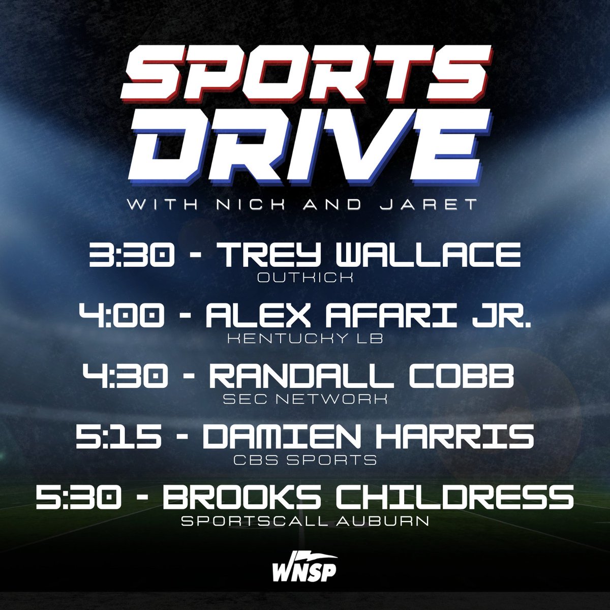 1055wnsp's tweet image. Day 4 of our Carlock Audi of Mobile #SECMediaDays Coverage!
Tune in on 105.5 WNSP, on wnsp.com, or on our Sound of Mobile app!