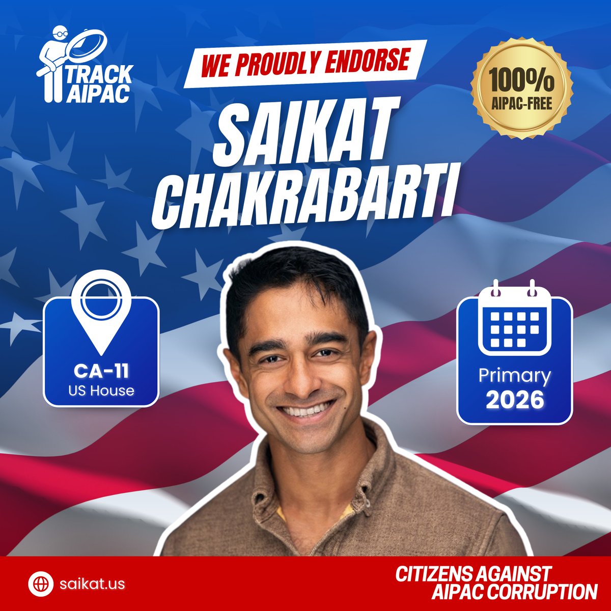 AIPAC Tracker (@trackaipac) on Twitter photo <a href="/atrupar/">Aaron Rupar</a> Who are you covering for, <a href="/SpeakerPelosi/">Nancy Pelosi</a>?
Time for change. Support <a href="/saikatc/">Saikat Chakrabarti for Congress</a> in #CA11! <a href="/atrupar/">Aaron Rupar</a> Who are you covering for, <a href="/SpeakerPelosi/">Nancy Pelosi</a>?
Time for change. Support <a href="/saikatc/">Saikat Chakrabarti for Congress</a> in #CA11!