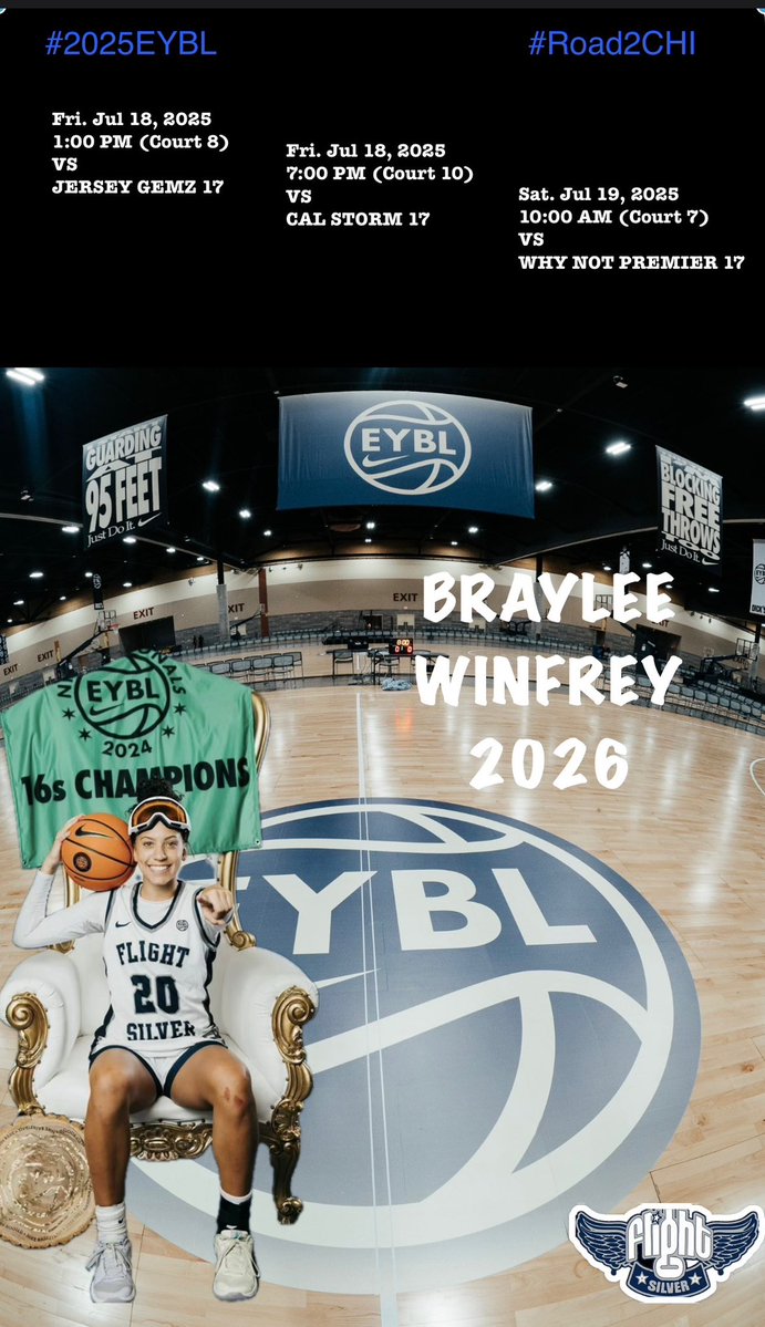 Braywin20's tweet image. Arrived in the Windy City for my final run in the Nike EYBL circuit!! My schedule & team are 🔒 in!!
@TNFlightEYBL ,@WeWorkHoops ,@aayers22