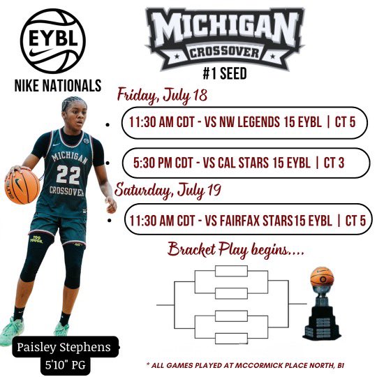 Schedule for Chicago!!See you soon!!!