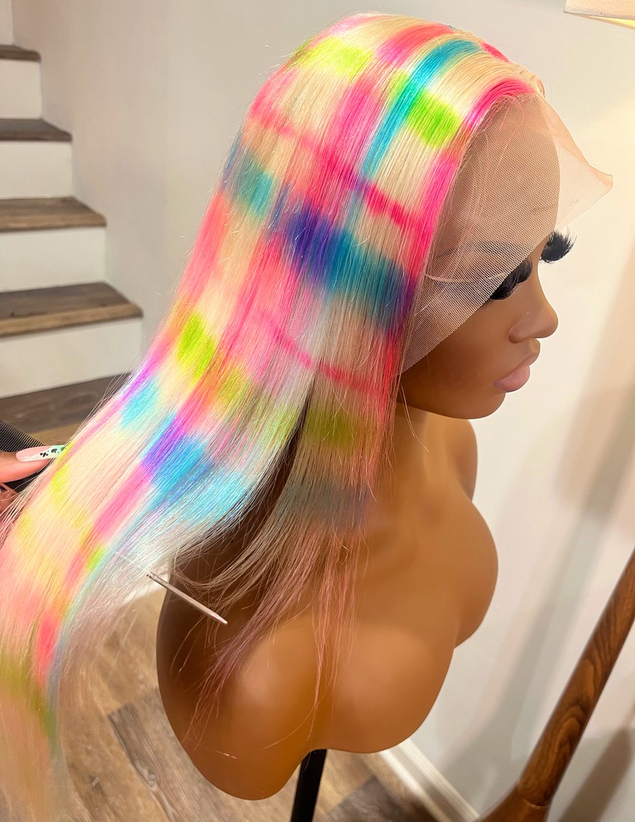 ih8diosa's tweet image. plaid wig by 8BRAZY