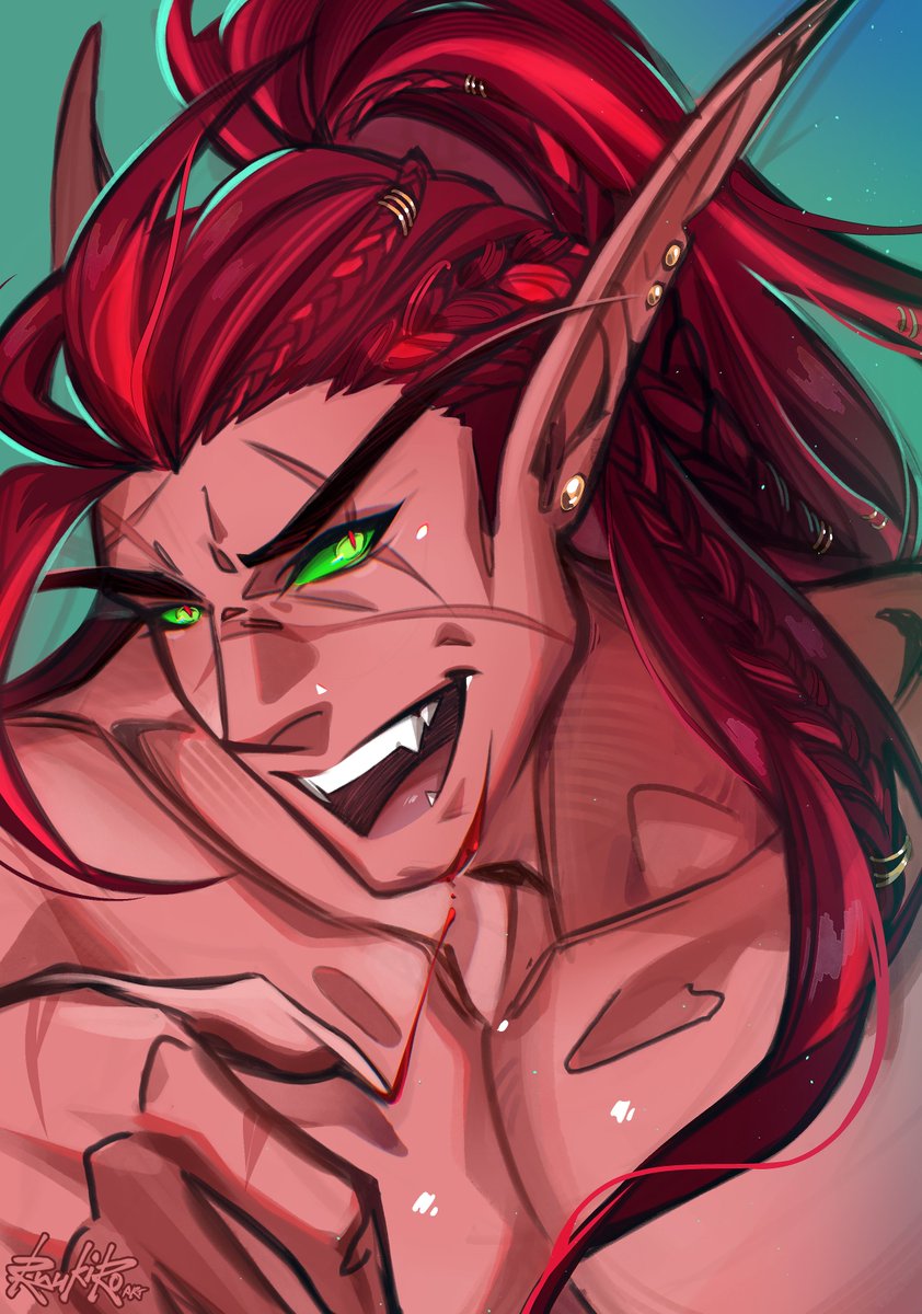 Ryukiroart's tweet image. C0mm for @D4YBREAKER  
#warcraft #Worldofwarcraft