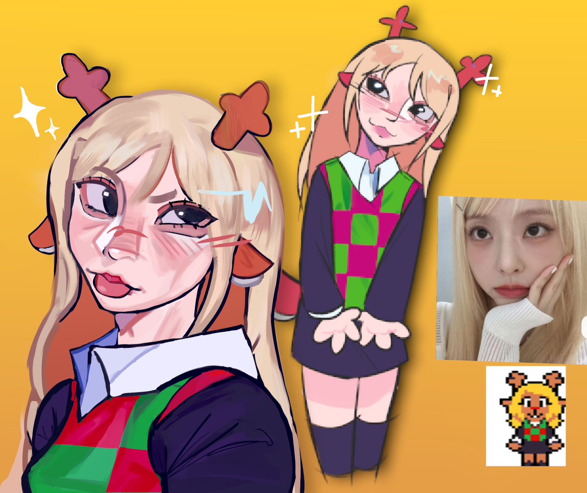 gaamerwolfboy's tweet image. noellevi #loonatheworld #deltarune