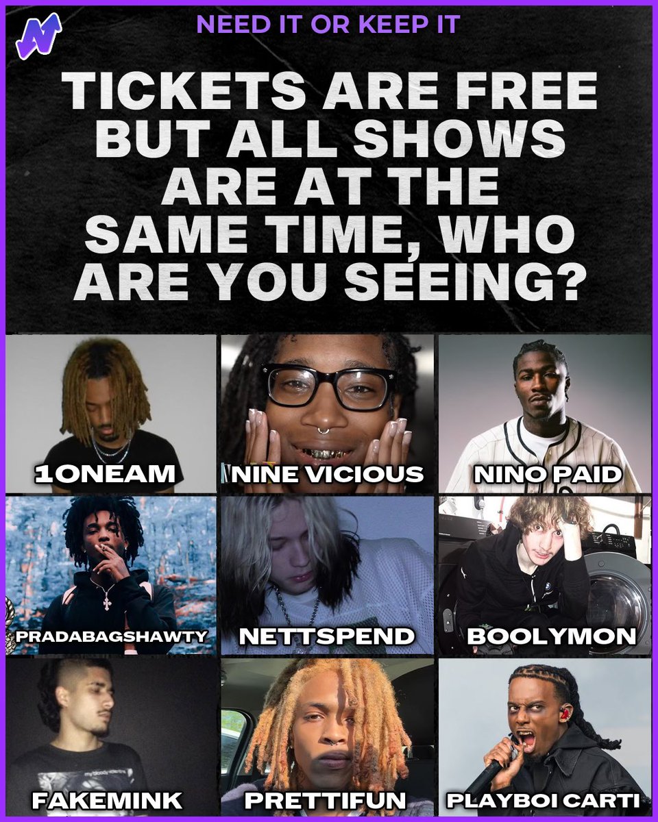 needorkeep's tweet image. Who y’all going to see