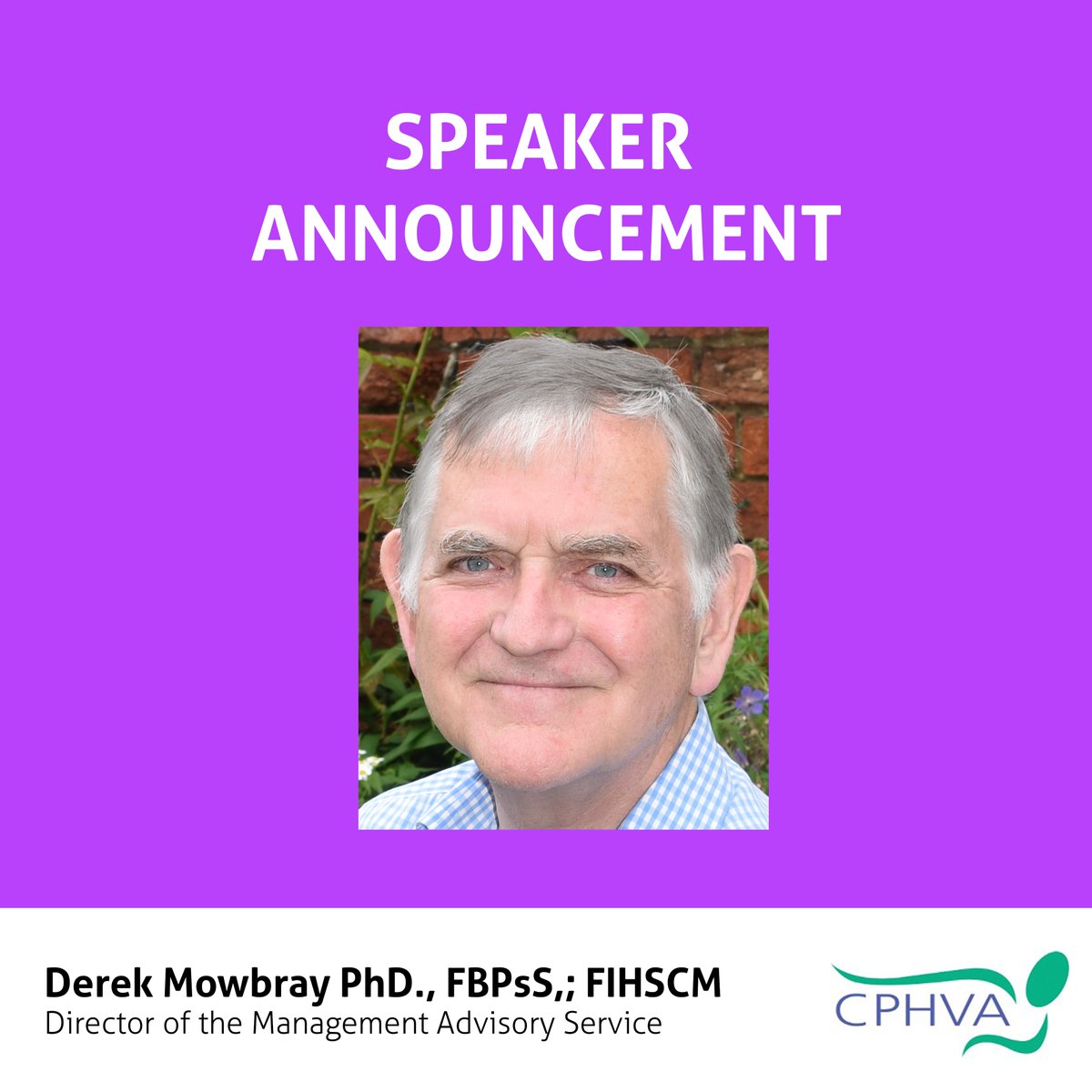 Unite_CPHVA's tweet image. 🎤 We’re thrilled to welcome Derek Mowbray, expert in organisational health & creator of the Manager’s Code, to #CPHVA2025! Get ready to be inspired on resilient leadership & workplace wellbeing. 💼🧠
#CPHVAConference #Leadership #MentalHealth