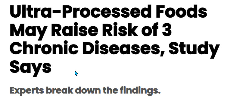 TrustwellLaw's tweet image. The meta-analysis found that consuming ultra-processed foods high in sugar, saturated fats, and calories is associated with a higher risk of developing chronic diseases including type 2 #diabetes, heart disease, and colorectal cancer.
#UPFs
shorturl.at/S5oBt
