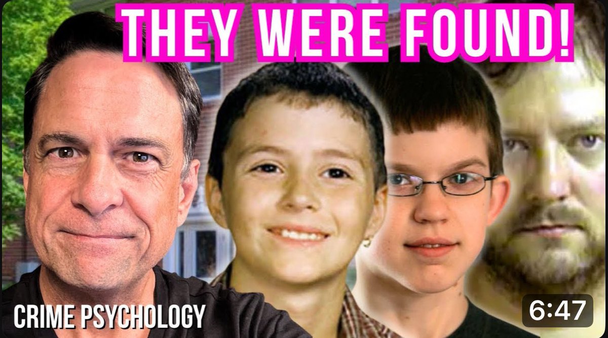 You Won’t Believe This True Abduction Story of Shawn Hornbeck and Ben Ownby! 
youtu.be/ZApoC83ftls?si…

#CrimePsychology