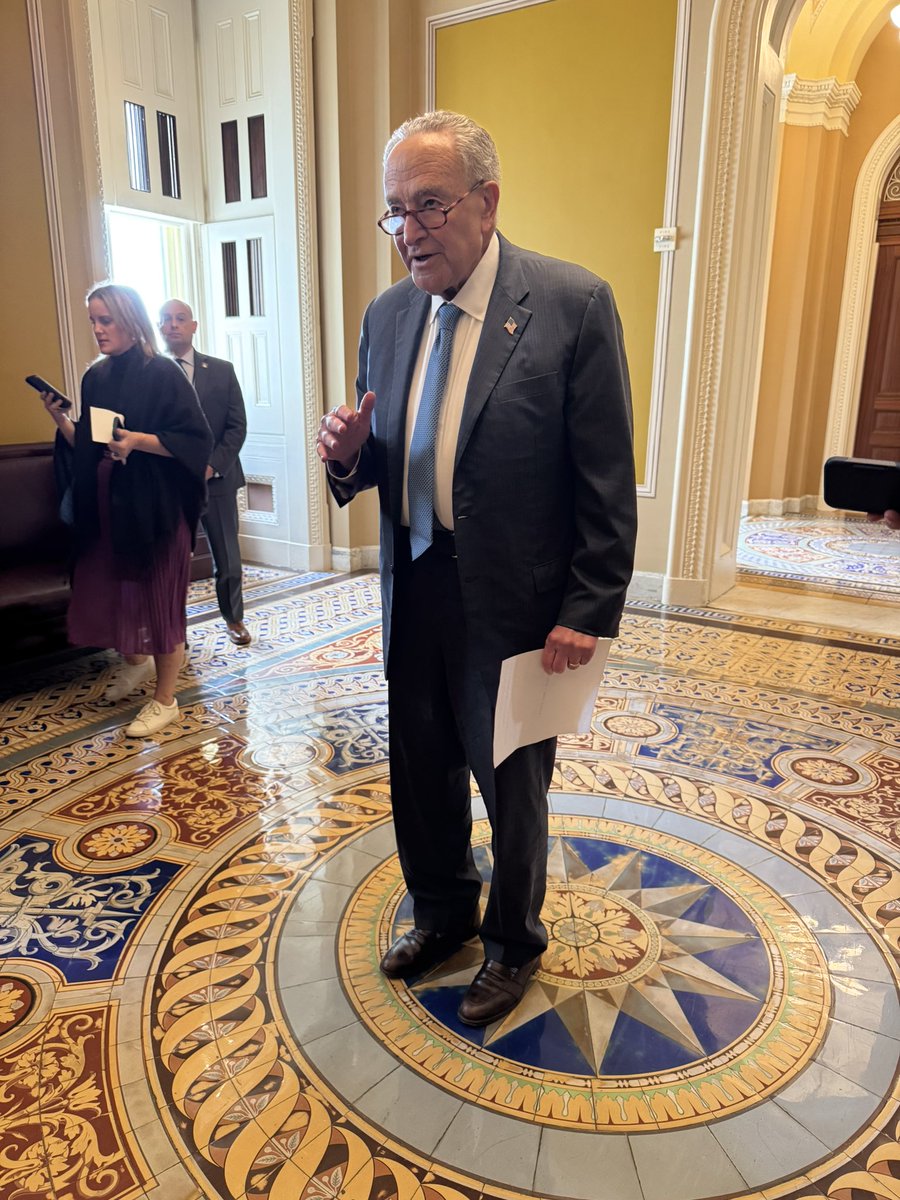 Sahil Kapur (@sahilkapur) on Twitter photo .<a href="/SenSchumer/">Chuck Schumer</a> just now: “Donald Trump should fire Russell Vought immediately, before he destroys our democracy and runs the country into the ground.” .<a href="/SenSchumer/">Chuck Schumer</a> just now: “Donald Trump should fire Russell Vought immediately, before he destroys our democracy and runs the country into the ground.”